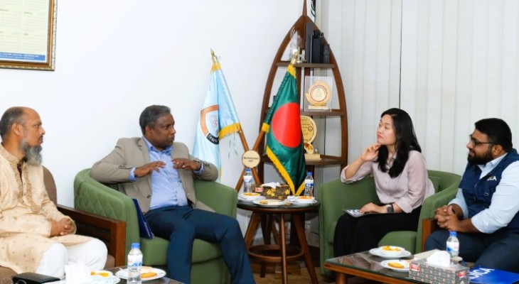 শাবিপ্রবিতে কোরিয়ান ভাষা শিক্ষা সম্প্রসারণে কোইকার সাথে সভা 